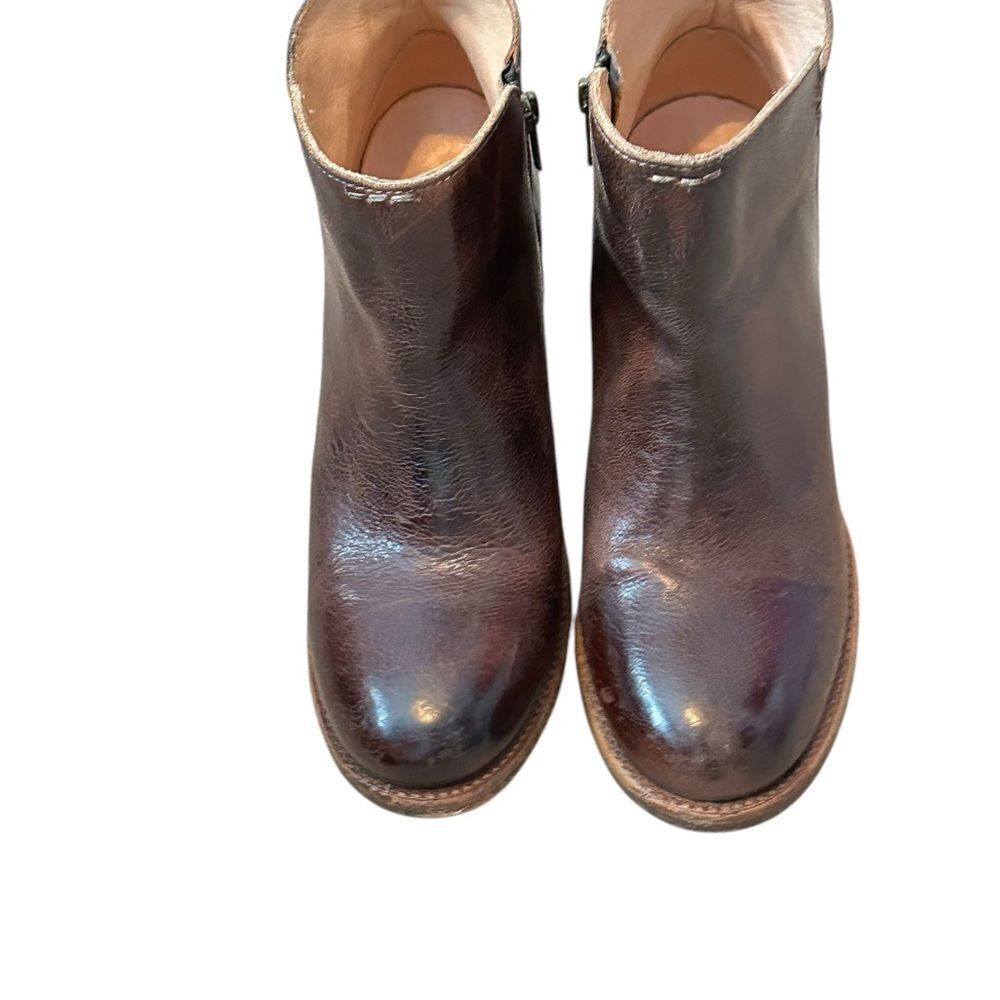 Bedstu Yell 7 Leather Booties in Black Teak | Size 9 - Picture 6 of 12